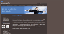 Desktop Screenshot of europeanprofiles.gr
